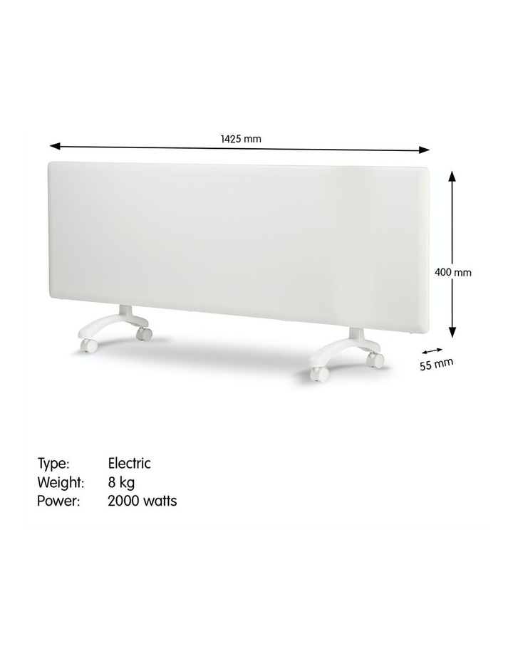 Nobo Nobo 2400W Electric Panel Heater With Thermostat u0026 Castors | MYER