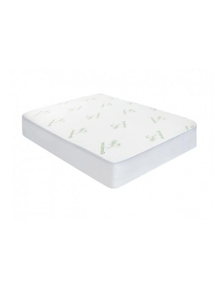 New Luxury Bamboo Comfortable Fully Fitted Bed Mattress Protector King Single image 1