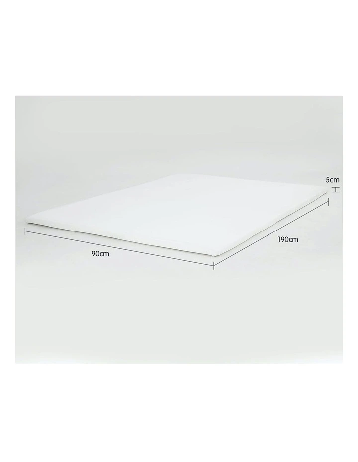Laura Hill High Density 5cm Mattress foam Topper Single image 7