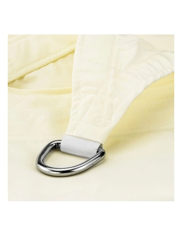 Outdoor Square Waterproof Shade Sail 2.5x2.5m in Beige image 4