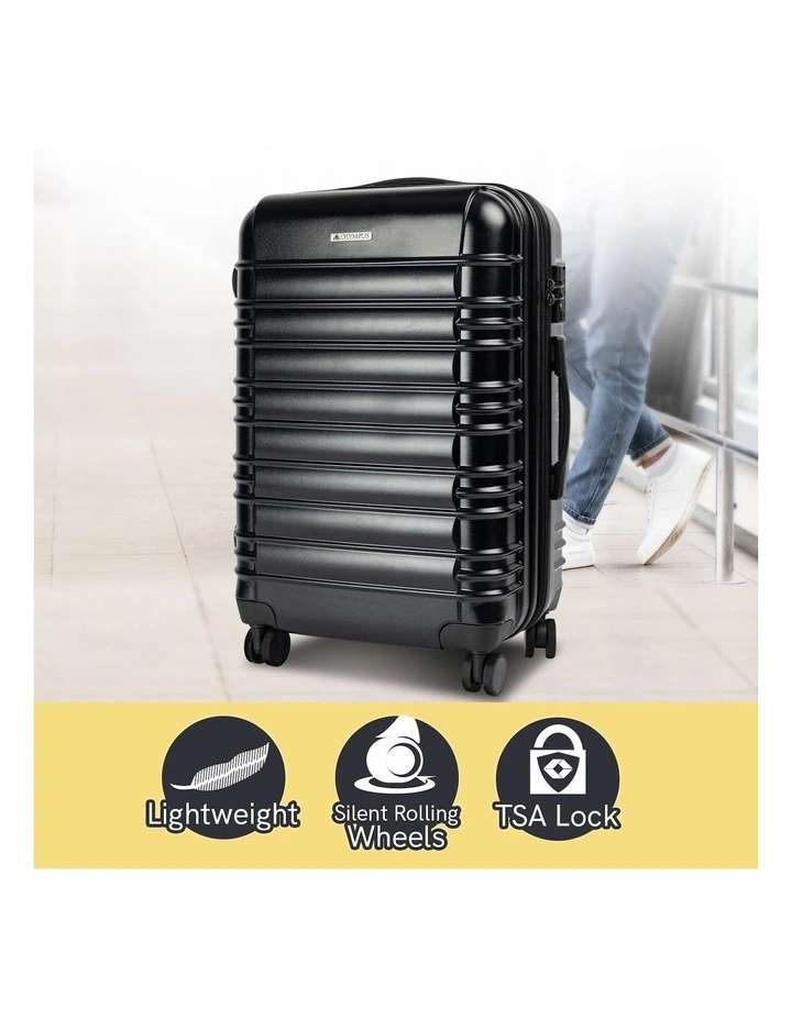 Hard Shell Noctis Suitcase 20in in Black image 3