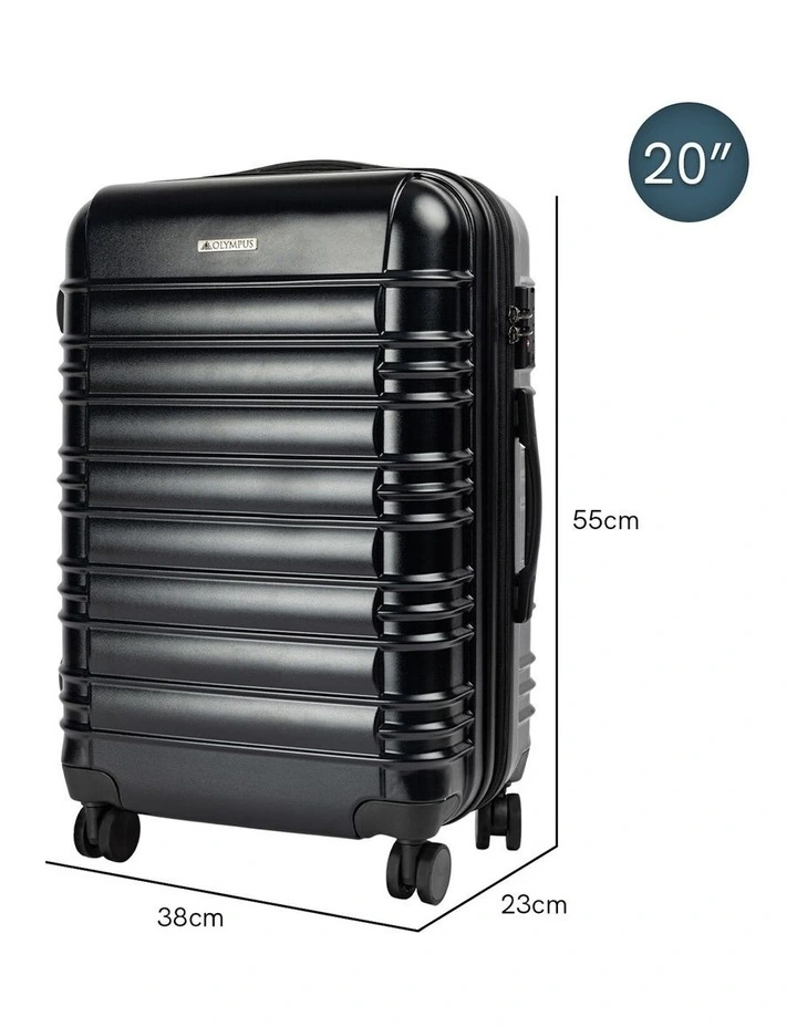 Hard Shell Noctis Suitcase 20in in Black image 7