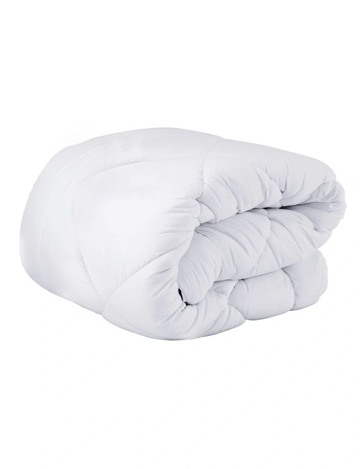 Microfibre Bamboo Quilt 500GSM King in White image 1