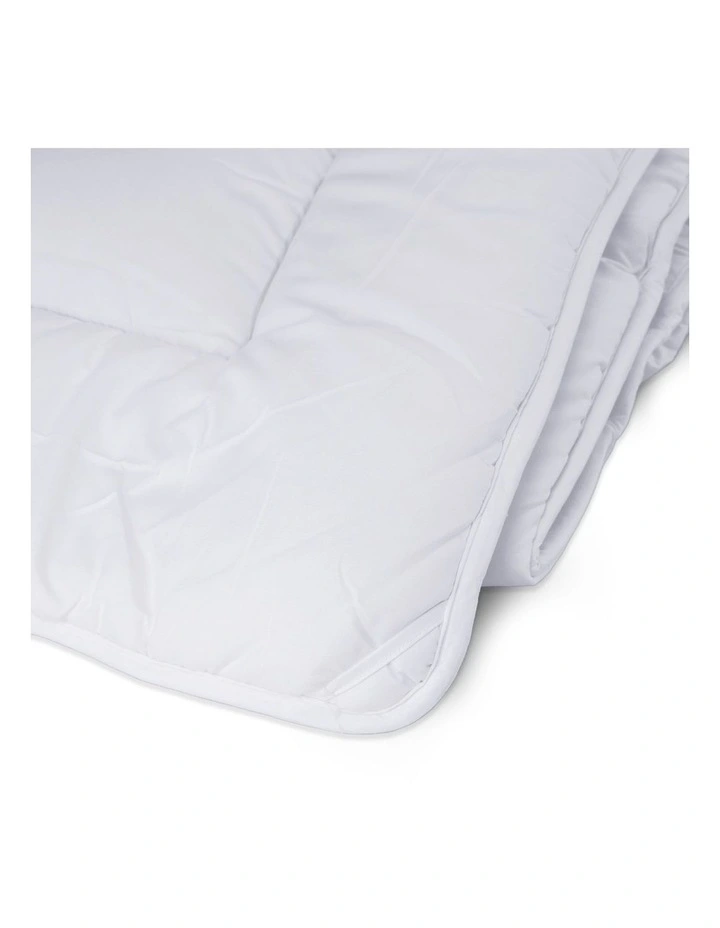 Microfibre Bamboo Quilt 500GSM King in White image 2