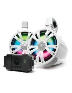 ExtremeTower Speakers TB8 - 1 Battery Powered Bluetooth Amplified Tower Speakers  1 Passive Speaker 2pcs set