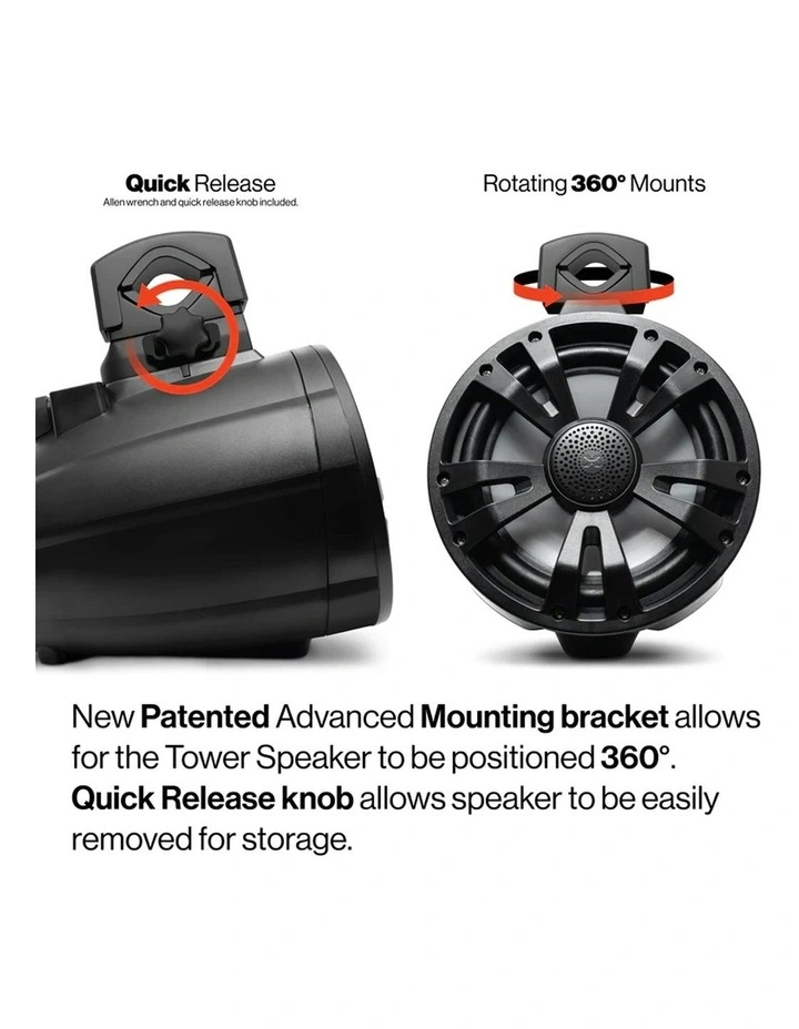 ExtremeTower Speakers ET08 - 2 Passive Extreme 8 inch Tower Speakers 2 Piece Set image 3
