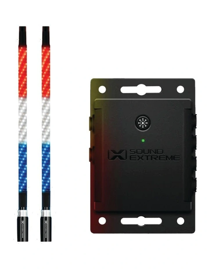 Extreme Whip Kit Qty 2 x 2ft (61cm) plus LEDCast Controller image 1