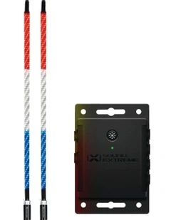 Extreme Whip Kit Qty 2 x 4ft (122cm) plus LEDCast Controller