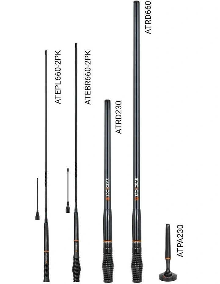 Atepl660-2pk Uhf Cb Antenna Barrel Spring in Black image 4