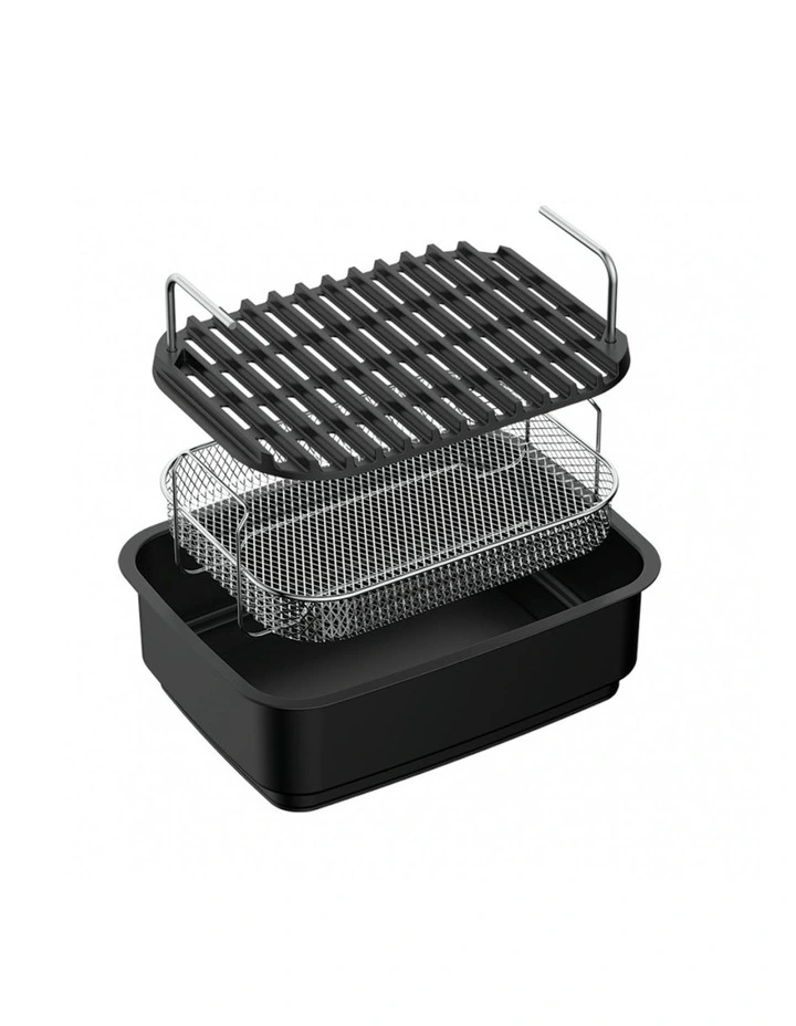 Dual Heating Air Grill 6.6 Litre in Black image 2