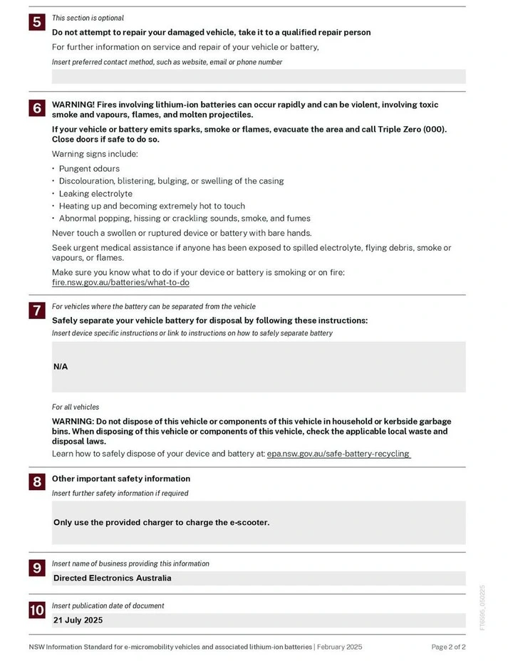 All-Terrain Suspension Electric Scooter KQi 300P in Black image 4