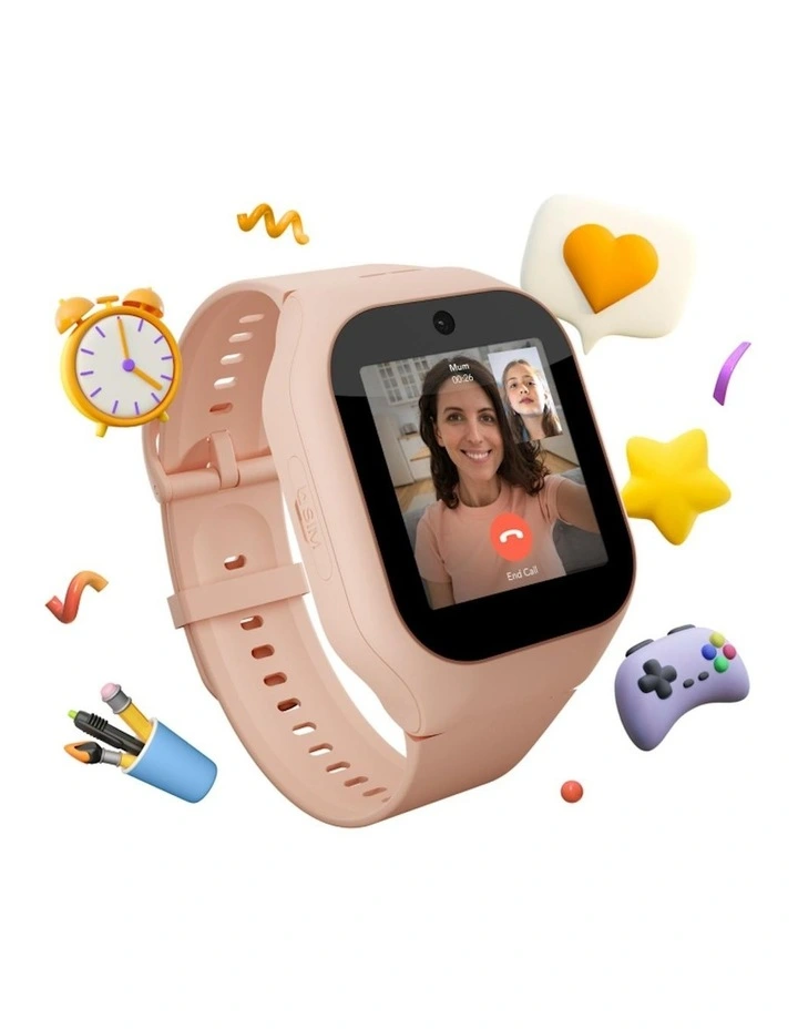 Pro 4G Smart Watch in Pink image 1