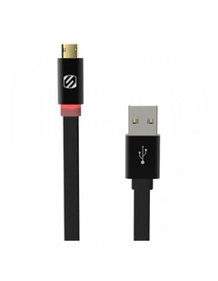 LED Charge & Sync Reversible Cable 3ft in Black