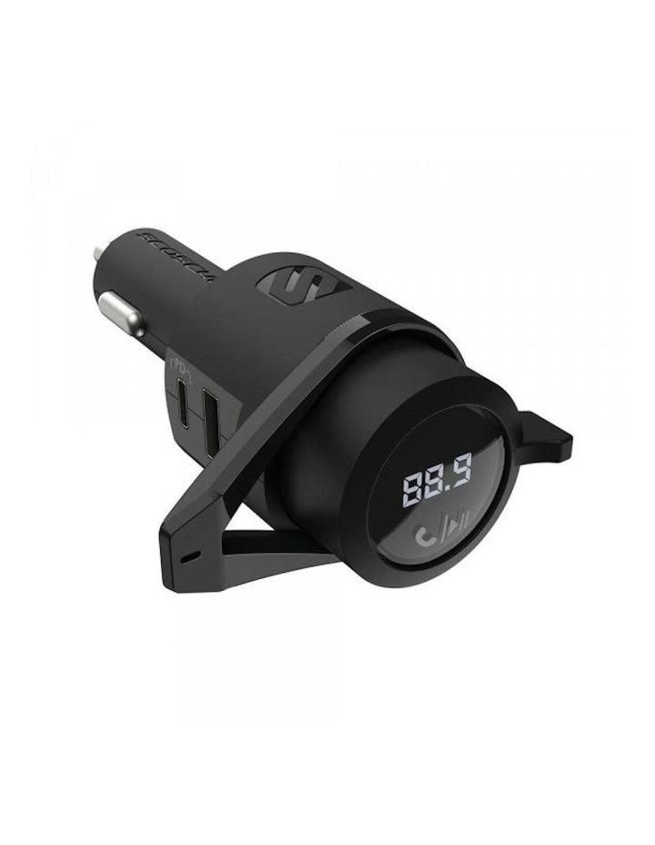 BTFreq Power Delivery Wireless Hands-Free Car Kit USB-C & USB-A Inputs in Black image 1