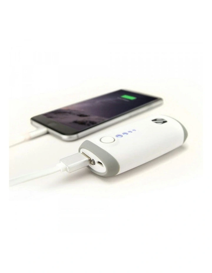 Portable Backup Battery With Emergency Flashlight 4400mah image 1