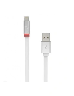 Charge & Sync Cable with Charge LED for Lightning USB Devices 3 ft Cable Length in White