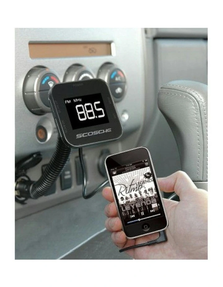 Ipod With Back Lit Display And Flex Neck Tune/It Digital FM Transmitter in Black image 2