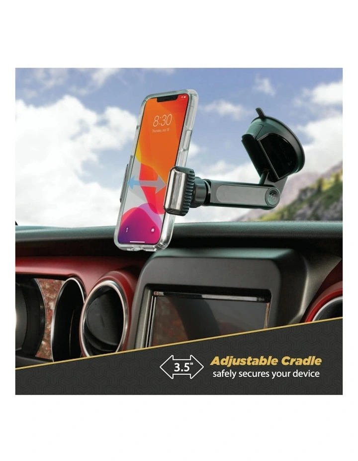 Extendomount Telescoping Universal Clamp Mount in Black image 5