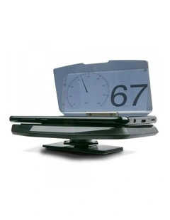 Smartphone Display For HUD Navigation and Other Apps in Black