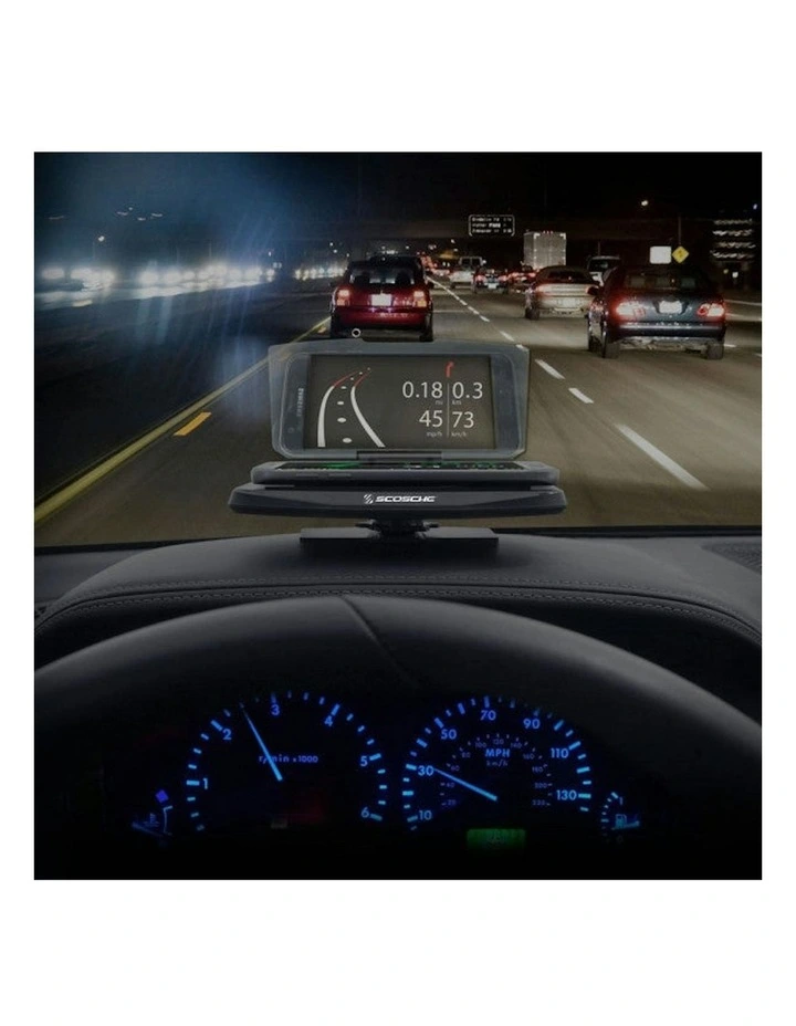 Smartphone Display For HUD Navigation and Other Apps in Black image 2