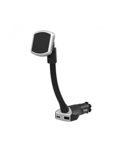 Powervolt Power Delivery 3.0 Usb-C / Usb-A Fast Charger Magnetic Power Socket Mount in Black