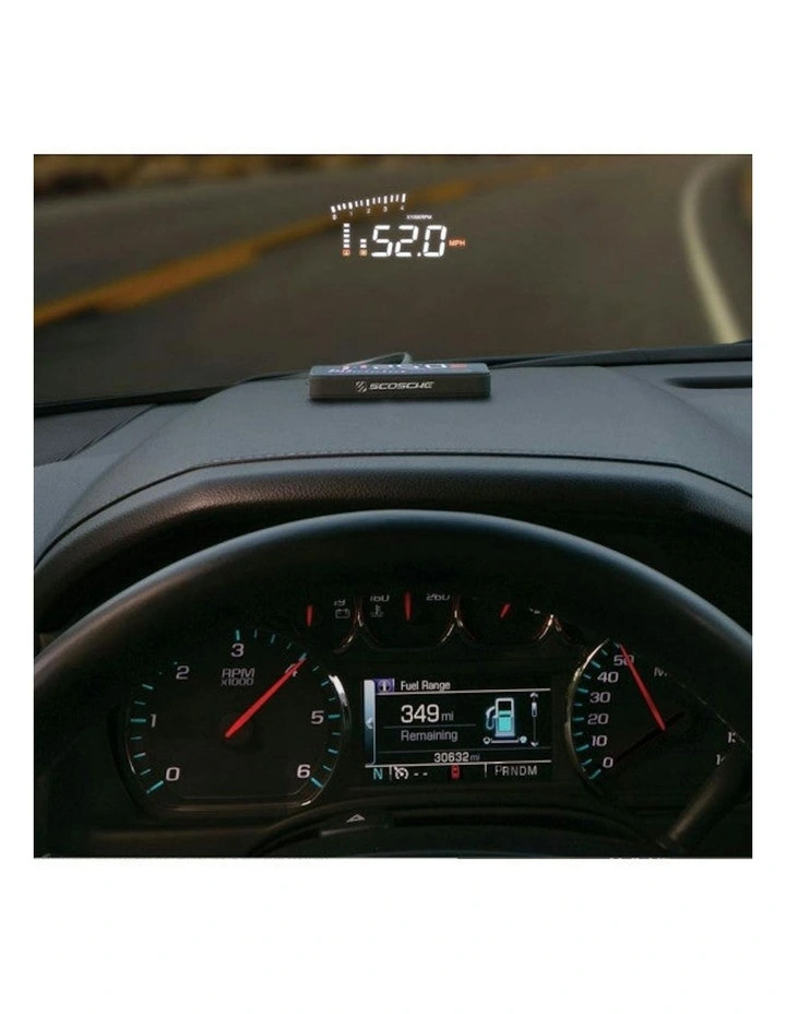 HeadsUp OBDII Add-on Heads Up LED Display in Black image 4
