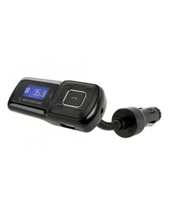 Handsfree Car Kit with FM Transmitter in Black