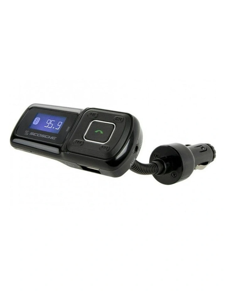 Handsfree Car Kit with FM Transmitter in Black image 1