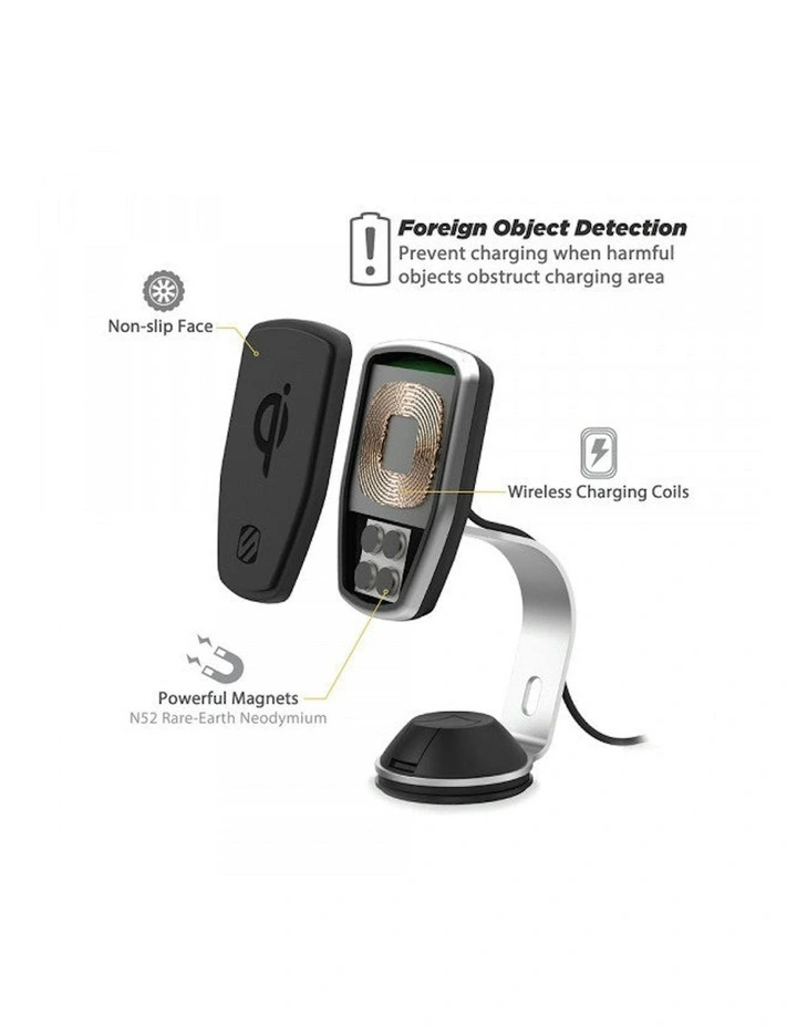 Wireless Charging Magnetic Mount for Home Office International in Multi image 3