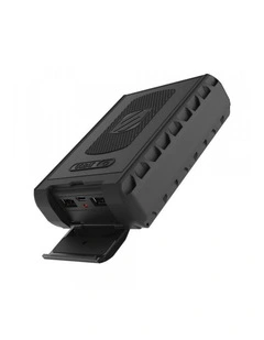 Rugged Portable 2-Port Backup Battery in Black