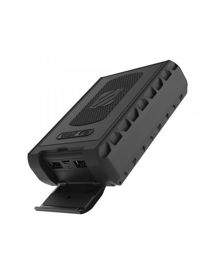 Rugged Portable 2-Port Backup Battery in Black image 1