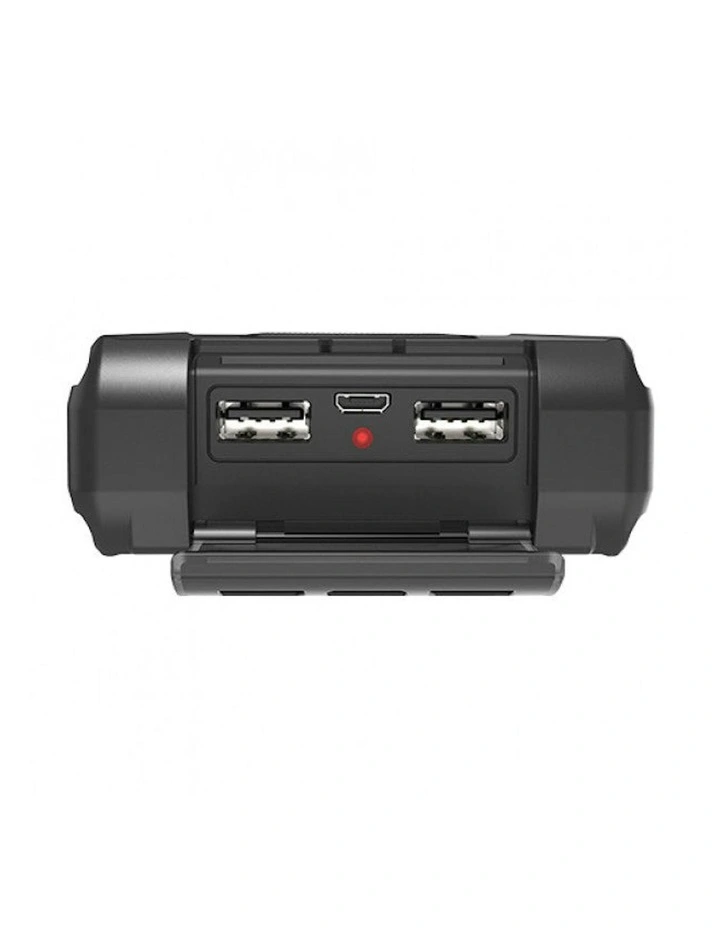 Rugged Portable 2-Port Backup Battery in Black image 2