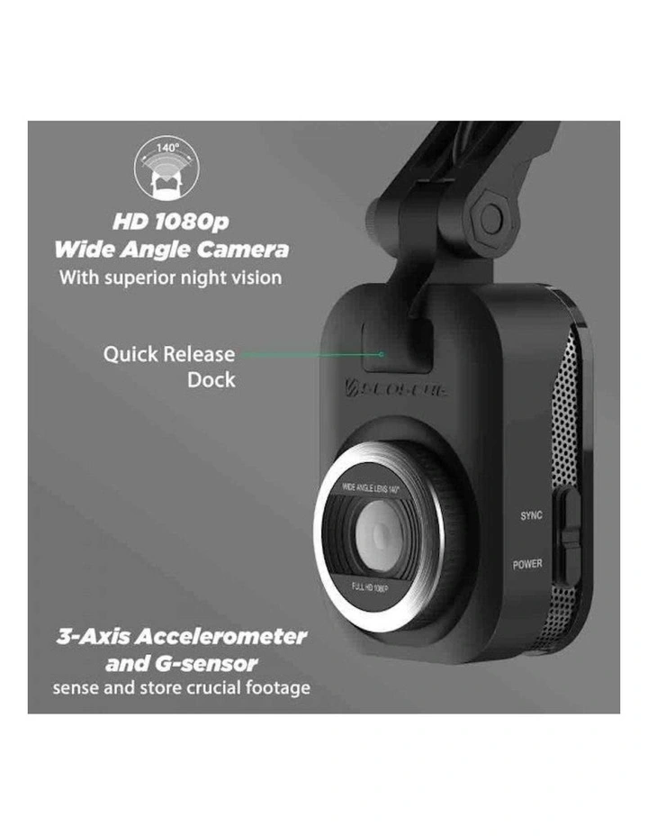 Dash Cam Nexar 1080p Sony Starvis Suction Mount 32GB SD in Black image 4