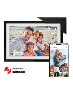 Full Hd Digital With Wi-Fi (Add-On Frame Included) Photo Frame 15.6 Inch in Black