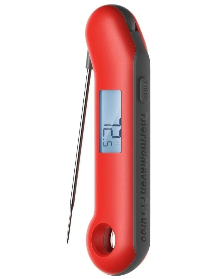 F1 Turbo in Red Meat Thermometer in Red image 2