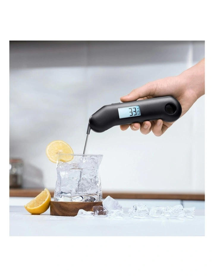 F1 Turbo in Black Meat Thermometer in Black image 6