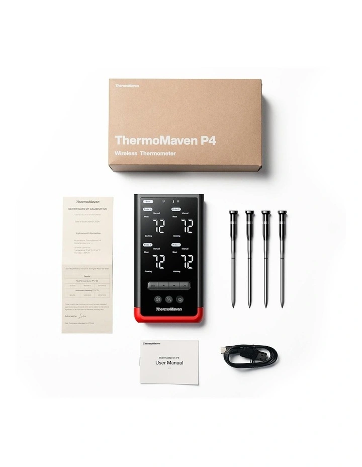 P4 Meat Thermometer in Black image 7