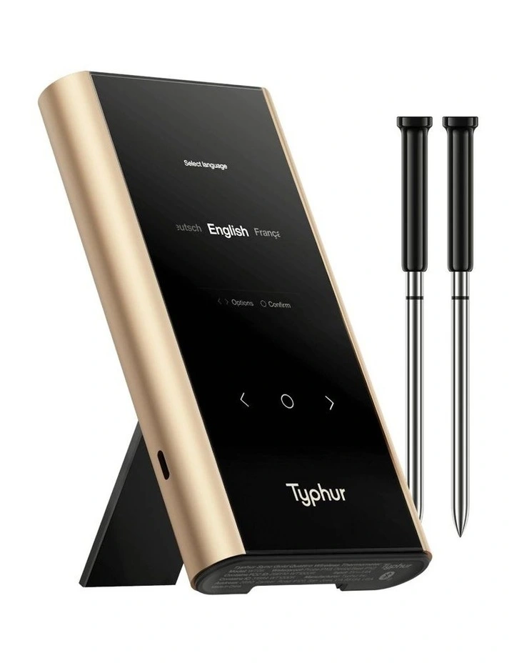 Sync Gold Dual 2 Probe Meat Thermometer in Black image 3