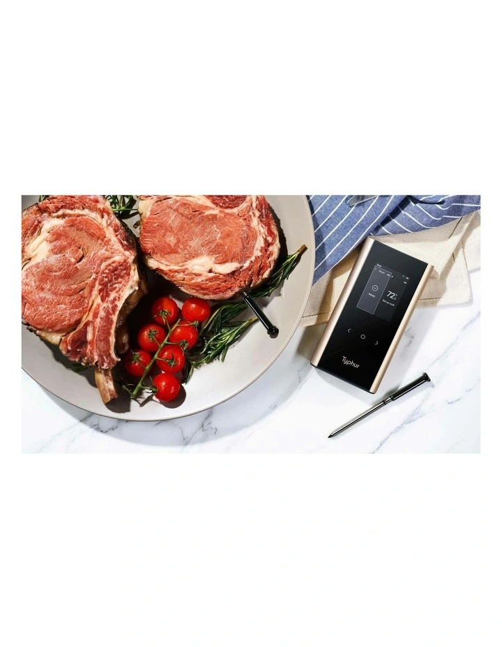 Sync Gold Dual 2 Probe Meat Thermometer in Black image 4