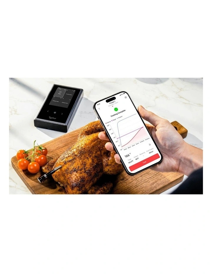 Sync Quad Wireless 4 Probe Meat Thermometer in Black image 7