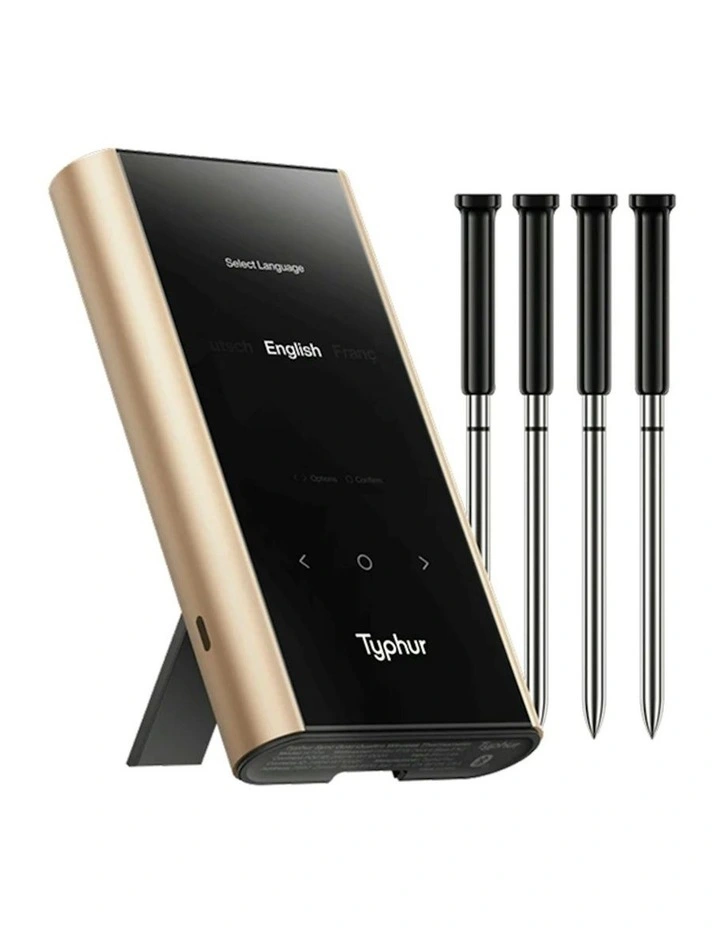 Sync Gold Series Quad 4 Probe Meat Thermometer in Black image 5