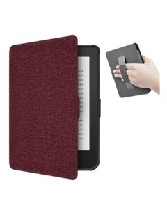 Kobo Clara Case With Hand Strap in Wine Red
