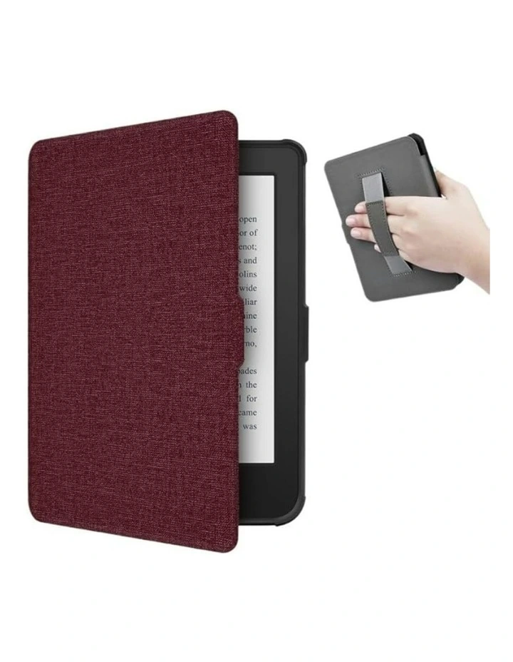 Kobo Clara Case With Hand Strap in Wine Red image 1