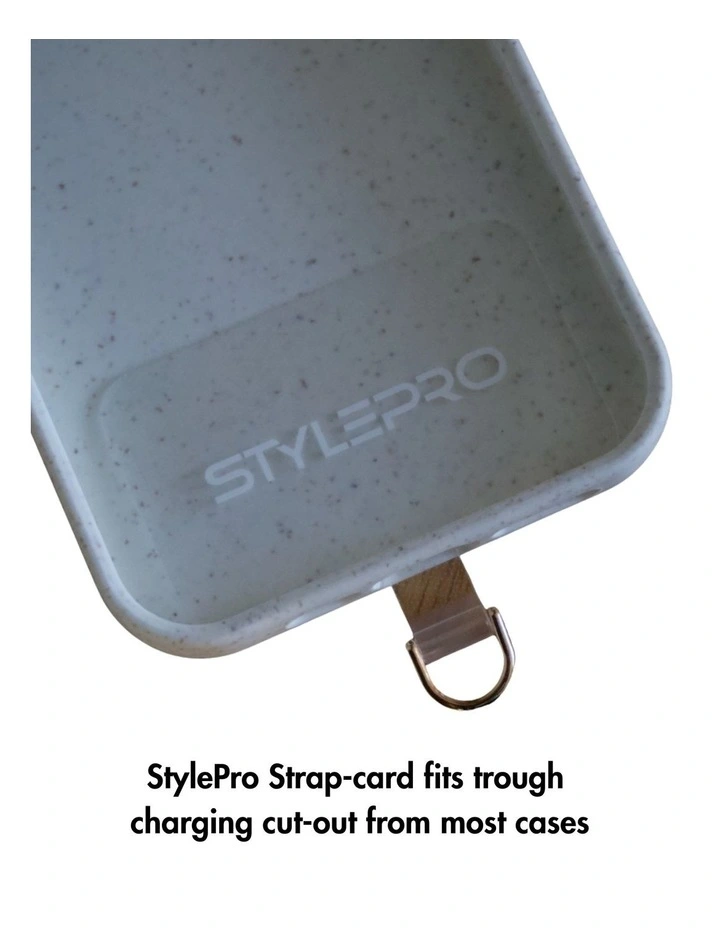 Cross Body Phone Strap in Bilbao Black image 3