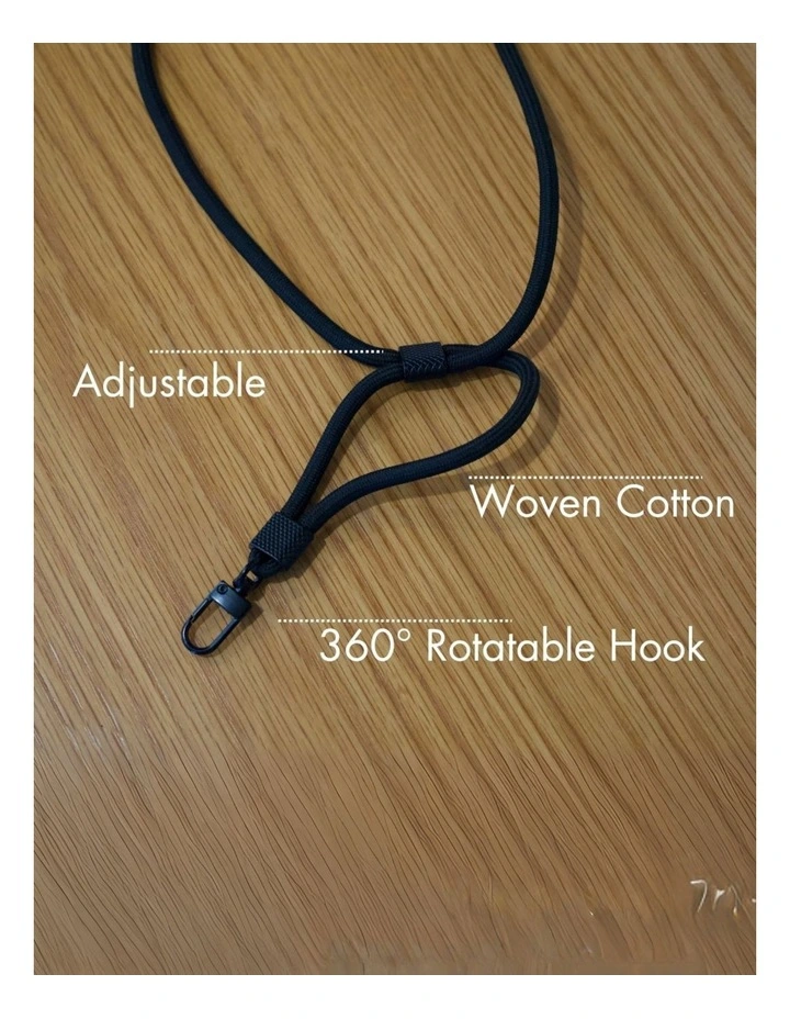 Cross Body Phone Strap in Bilbao Black image 4