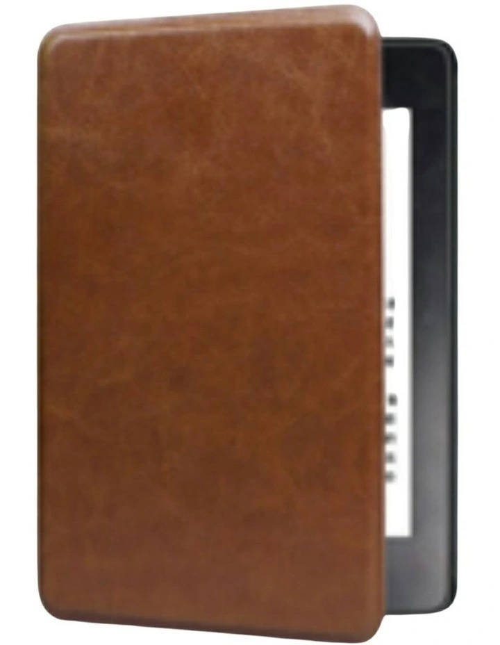 Kindle Paperwhite 6.8 Case with HandStrap in Brown image 1