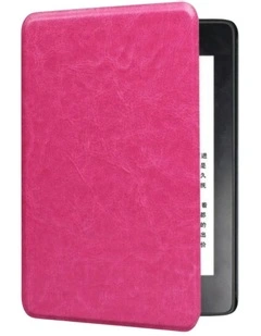 Kindle Paperwhite 6.8 Case with HandStrap in Rose Red