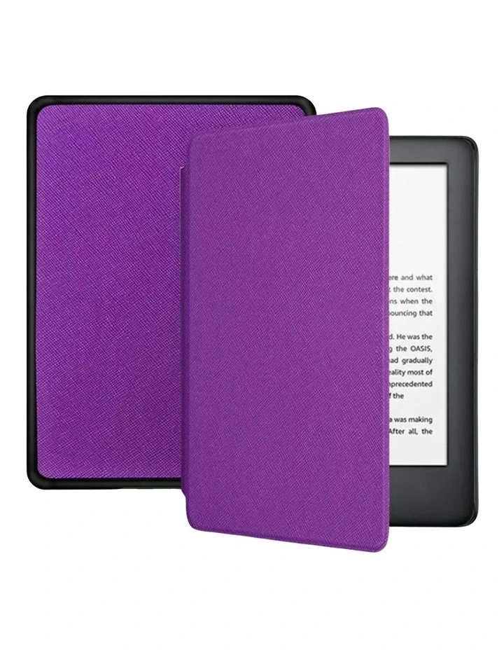 Kindle Paperwhite 6.8 Case with HandStrap in Purple image 1