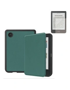 Combo Kobo Clara Slim-Fit Case With Screen Protector in Green