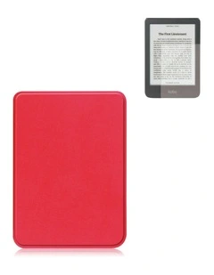 Combo Kobo Clara Slim-Fit Case With Screen Protector in Red